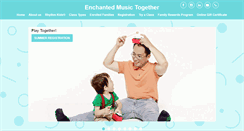 Desktop Screenshot of enchantedmusictogether.com