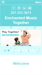 Mobile Screenshot of enchantedmusictogether.com